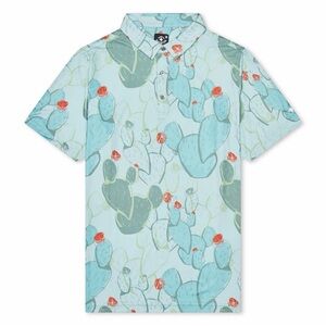 Raised‎ by Coyotes Nopalitos Polo Moisture Wicking Golf Athleisure